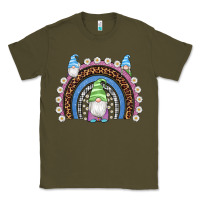 Army Green easter gnome rainbow Classic Tee - Artiststas