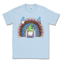 Dusty Blue easter gnome rainbow Classic Tee - Artiststas