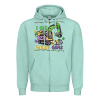 I Dig Mardi Gras Zipper Hoodie | Teevron