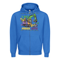 True Royal i dig mardi gras Zipper Hoodie - MaliasSmallBusiness