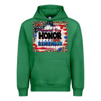 Emerald memorial day honor and remember Urban Hoodie - CowGirlArtShop