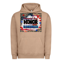 Pigment Burro memorial day honor and remember Urban Hoodie - CowGirlArtShop