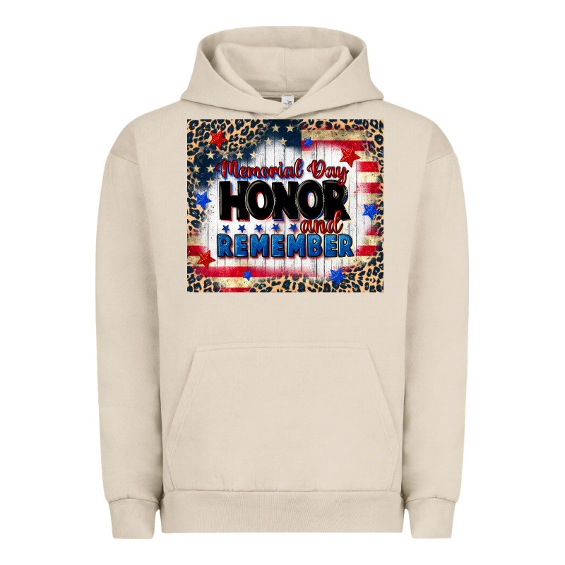 Memorial Day Honor And Remember Urban Hoodie by CowGirlArtShop | Teevron