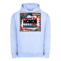 Pigment Grape Ice memorial day honor and remember Urban Hoodie - CowGirlArtShop