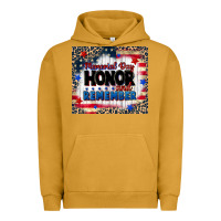 Pigment Peanut Butter memorial day honor and remember Urban Hoodie - CowGirlArtShop