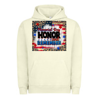 Pigment Pistachio memorial day honor and remember Urban Hoodie - CowGirlArtShop