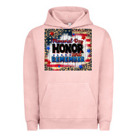 Pigment Salmon memorial day honor and remember Urban Hoodie - CowGirlArtShop