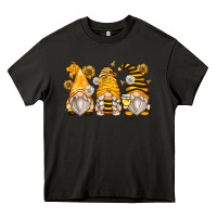 Asphalt bumble bee gnomes Heavy Core Tee - Zillion Design Studio