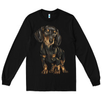 Black dachshund Long Sleeve Tee - BarkalooDesign
