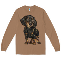 Toasted Coconut dachshund Long Sleeve Tee - BarkalooDesign