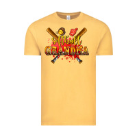 Vintage Mustard softball grandma Vintage Tee - AdoDesignShop