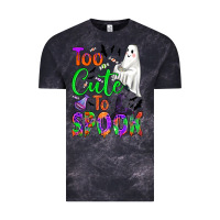 Cloud Black too cute to spook Vintage Tee - BundleAndBundleShop