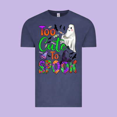 Too Cute To Spook Vintage Tee Designed By Bundleandbundleshop