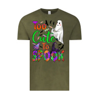 Vintage Olive too cute to spook Vintage Tee - BundleAndBundleShop