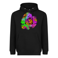 Black halloween patch 1 Heavyweight Hoodie - BundleAndBundleShop