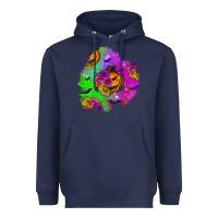 Navy halloween patch 1 Heavyweight Hoodie - BundleAndBundleShop