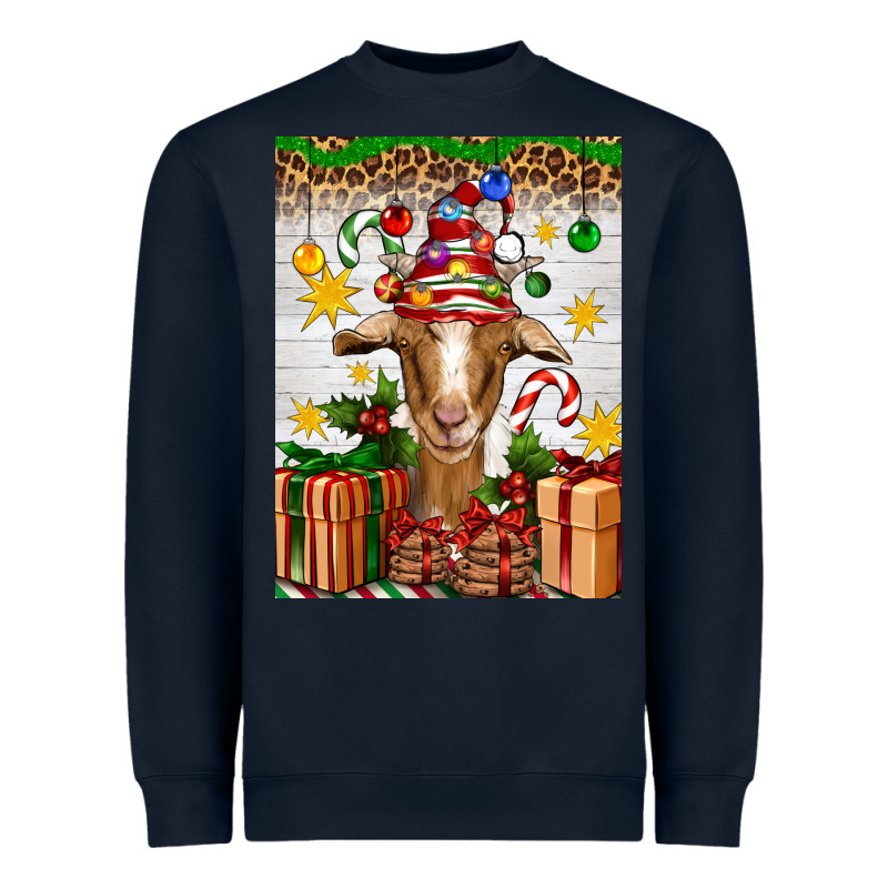 Christmas Goat Air Freshener Heavyweight Sweatshirt by Artiststas | Teevron