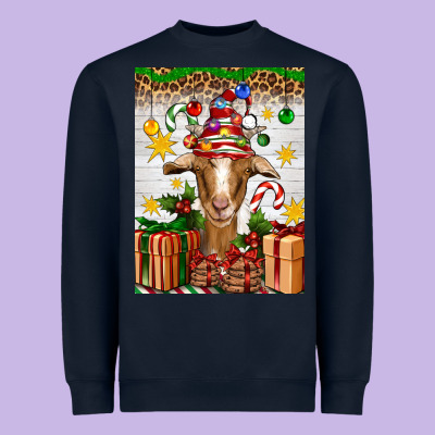 Christmas Goat Air Freshener Heavyweight Sweatshirt Designed By Artiststas