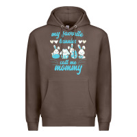 Coffee My Favorite Bunnies Call Me Mommy Premium Hoodie - Bettercallsaul