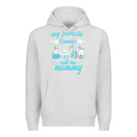 Dove Grey My Favorite Bunnies Call Me Mommy Premium Hoodie - Bettercallsaul