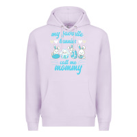 Lilac My Favorite Bunnies Call Me Mommy Premium Hoodie - Bettercallsaul