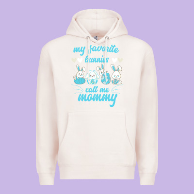 My Favorite Bunnies Call Me Mommy Premium Hoodie Designed By Bettercallsaul