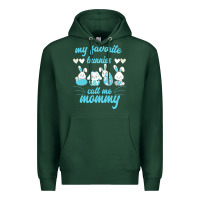 Sports Green My Favorite Bunnies Call Me Mommy Premium Hoodie - Bettercallsaul