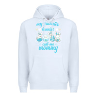 White My Favorite Bunnies Call Me Mommy Premium Hoodie - Bettercallsaul