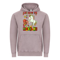 Vintage Zinc christmas magical unicorn Vintage Hoodie - FaDigitalArtStudio