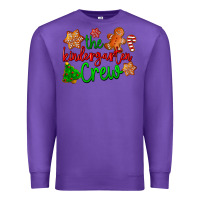Purple the kindergarten crew Premium Sweatshirt - LillyAllenDesigns