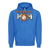 True Royal baseball mom Zipper Hoodie - MaliasSmallBusiness