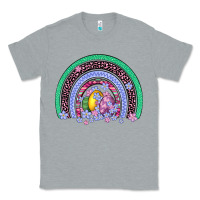 Heather Grey easter egg rainbow Classic Tee - Artiststas