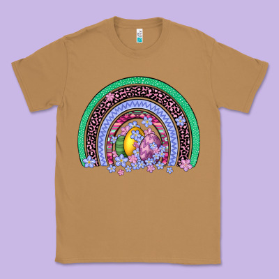 Easter Egg Rainbow Classic Tee Designed By Artiststas