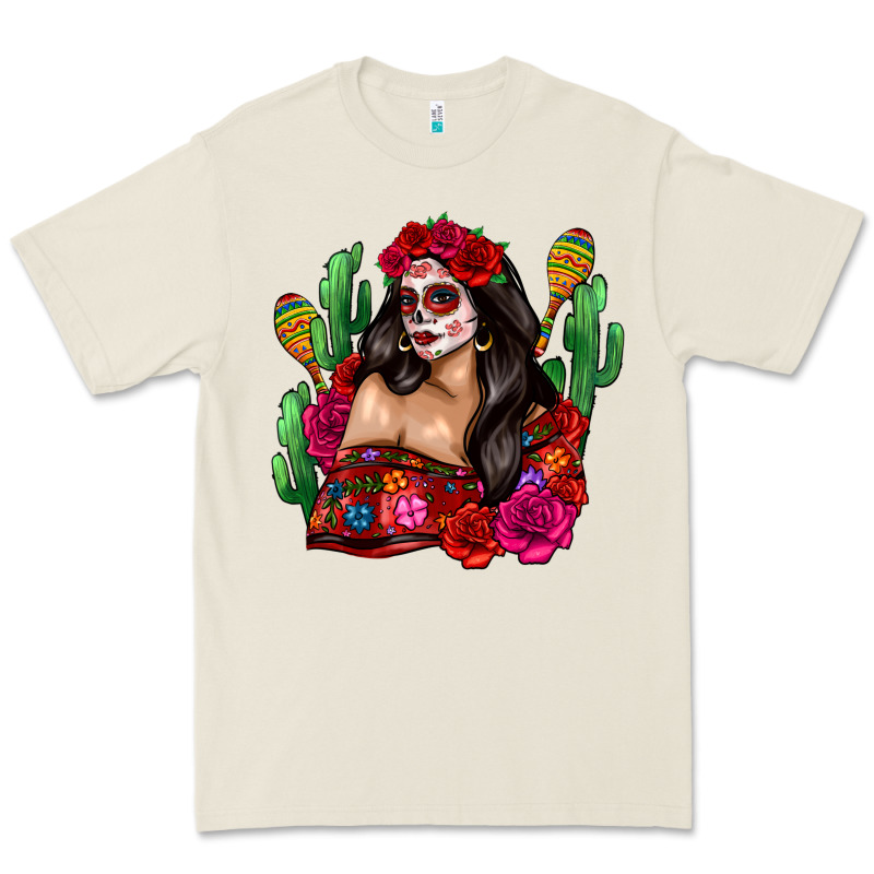 Mexico Girl Premium Tee by Zillion Design Studio | Teevron