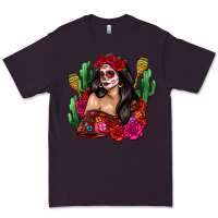 Plum mexico girl Premium Tee - Zillion Design Studio