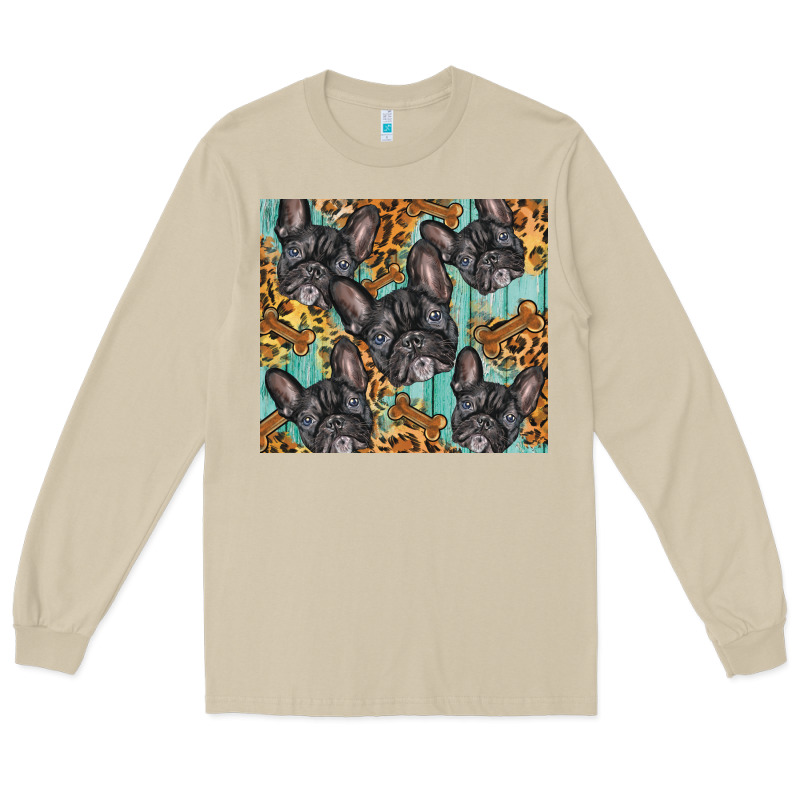 French Bulldog Long Sleeve Tee by BarkalooDesign | Teevron
