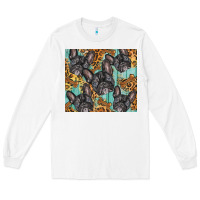 White french bulldog Long Sleeve Tee - BarkalooDesign
