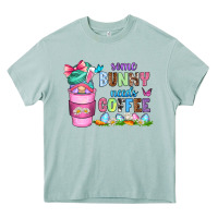 Arona some bunny needs coffee with gnomes Heavy Core Tee - Zillion Design Studio