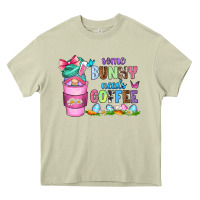 Mossy some bunny needs coffee with gnomes Heavy Core Tee - Zillion Design Studio