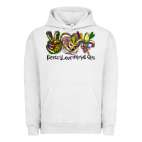 Pigment Lunar Rock peace love mardi gras Urban Hoodie - CowGirlArtShop
