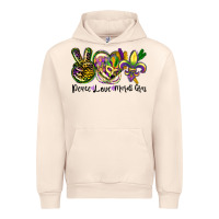 Sandshell peace love mardi gras Urban Hoodie - CowGirlArtShop