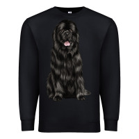 Black newfoundland dog Premium Sweatshirt - LillyAllenDesigns