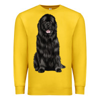 Lemon newfoundland dog Premium Sweatshirt - LillyAllenDesigns