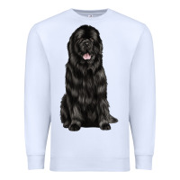 White newfoundland dog Premium Sweatshirt - LillyAllenDesigns