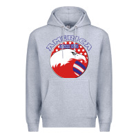Heather Grey America Since 1776 Premium Hoodie - Bettercallsaul