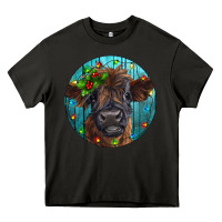 Asphalt Calf Christmas Heavy Core Tee - RanaPortraitStore