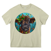 Mossy Calf Christmas Heavy Core Tee - RanaPortraitStore