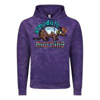 Cloud Purple armadillo by morning Vintage Hoodie - RacoonDesign
