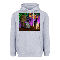 Heather Grey boo mousepad Heavyweight Hoodie - BundleAndBundleShop