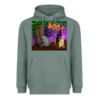 Sage boo mousepad Heavyweight Hoodie - BundleAndBundleShop